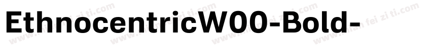 EthnocentricW00-Bold字体转换