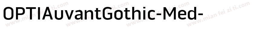 OPTIAuvantGothic-Med字体转换