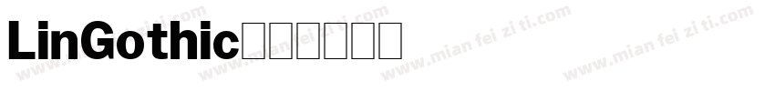 LinGothic字体转换
