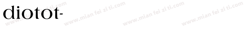 diotot字体转换