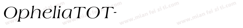 OpheliaTOT字体转换