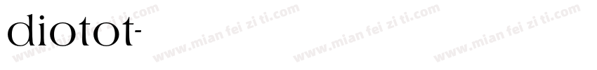 diotot字体转换