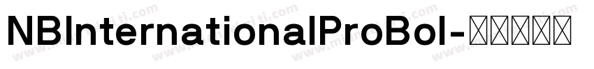 NBInternationalProBol字体转换