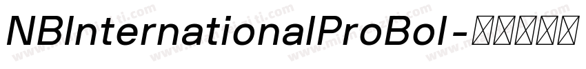 NBInternationalProBol字体转换