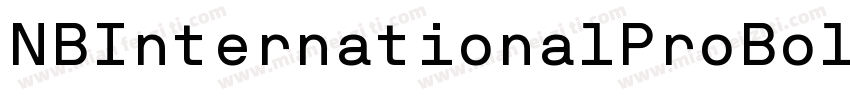NBInternationalProBol字体转换