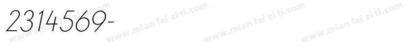 2314569字体转换