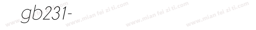 楷体gb231字体转换