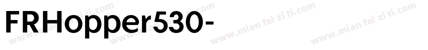 FRHopper530字体转换