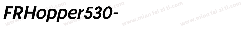 FRHopper530字体转换