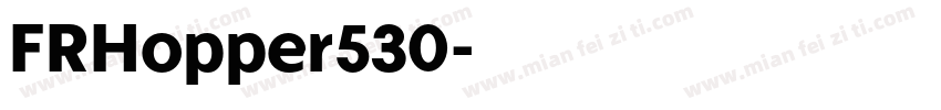 FRHopper530字体转换