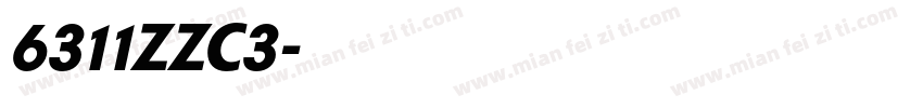 6311ZZC3字体转换