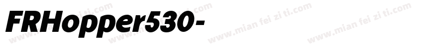 FRHopper530字体转换