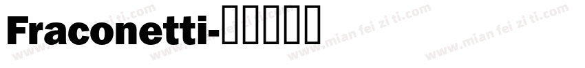 Fraconetti字体转换