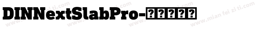 DINNextSlabPro字体转换