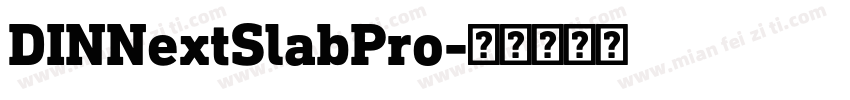 DINNextSlabPro字体转换