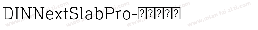 DINNextSlabPro字体转换