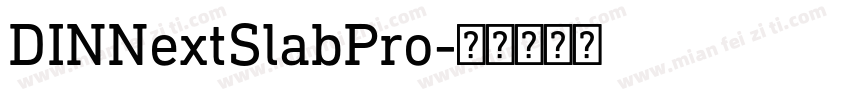 DINNextSlabPro字体转换