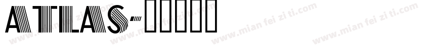 Atlas字体转换