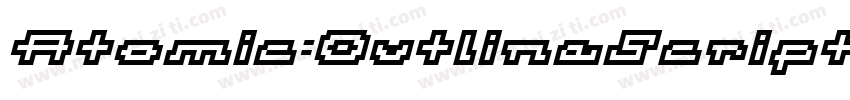 Atomic-OutlineScript字体转换