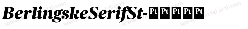 BerlingskeSerifSt字体转换
