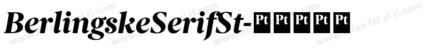 BerlingskeSerifSt字体转换