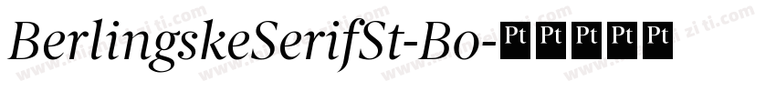 BerlingskeSerifSt-Bo字体转换