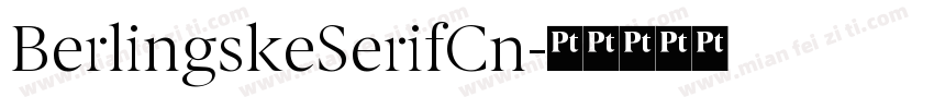 BerlingskeSerifCn字体转换