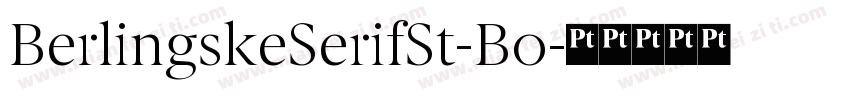 BerlingskeSerifSt-Bo字体转换