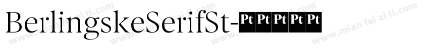 BerlingskeSerifSt字体转换