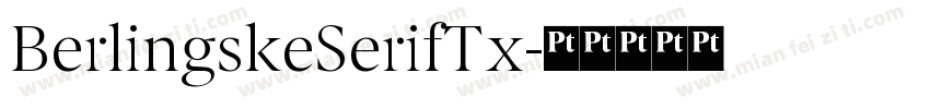 BerlingskeSerifTx字体转换