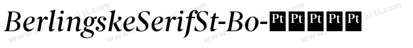 BerlingskeSerifSt-Bo字体转换