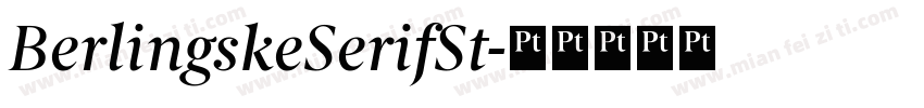 BerlingskeSerifSt字体转换