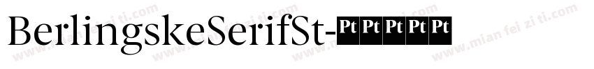BerlingskeSerifSt字体转换
