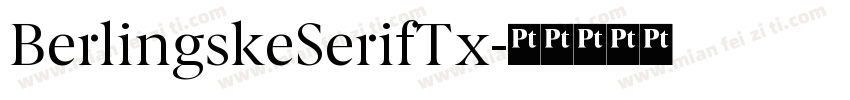 BerlingskeSerifTx字体转换
