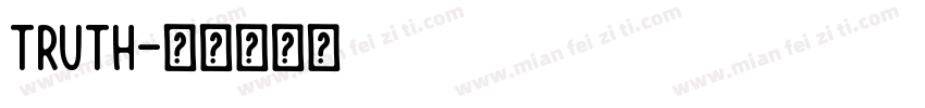 Truth字体转换