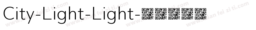 City-Light-Light字体转换