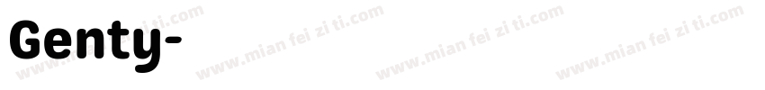 Genty字体转换
