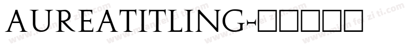 AureaTitling字体转换