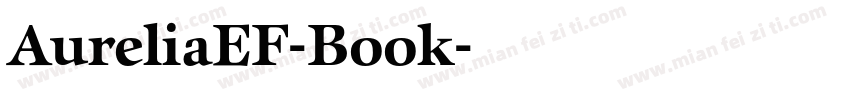 AureliaEF-Book字体转换