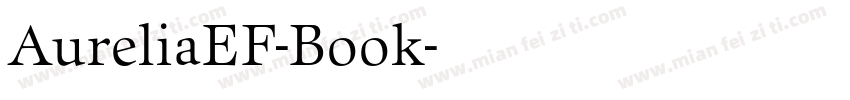 AureliaEF-Book字体转换