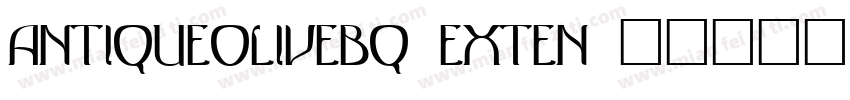 AntiqueOliveBQ-Exten字体转换
