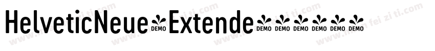 HelveticNeue-Extende字体转换