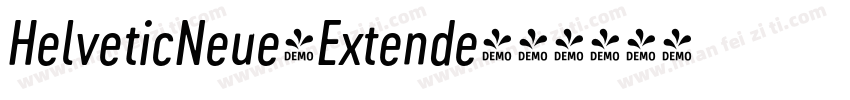 HelveticNeue-Extende字体转换