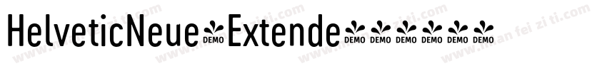 HelveticNeue-Extende字体转换