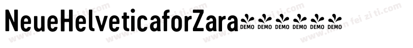 NeueHelveticaforZara字体转换