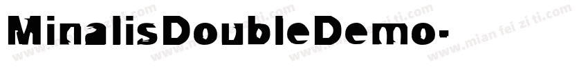 MinalisDoubleDemo字体转换