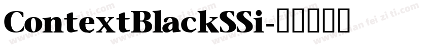 ContextBlackSSi字体转换