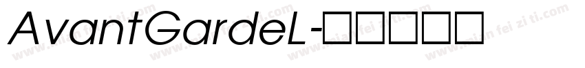 AvantGardeL字体转换