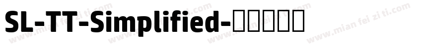 SL-TT-Simplified字体转换