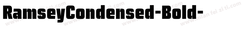 RamseyCondensed-Bold字体转换